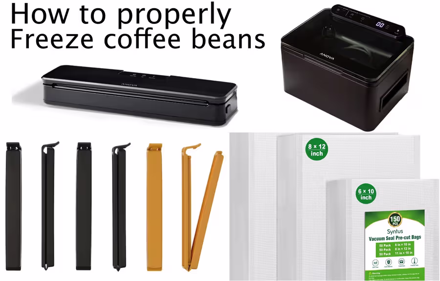Wie man Espressobohnen richtig einfriert