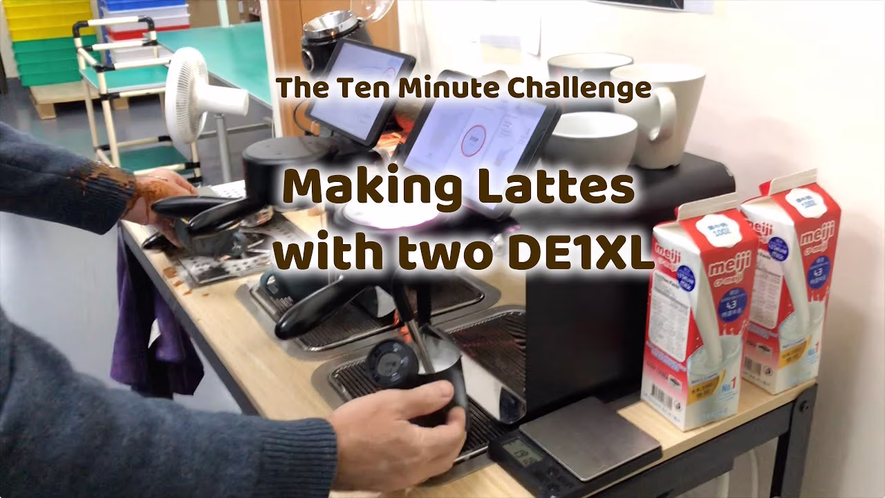 Défi de 10 minutes n° 2 : café au lait, 2x DE1 (n° 2)