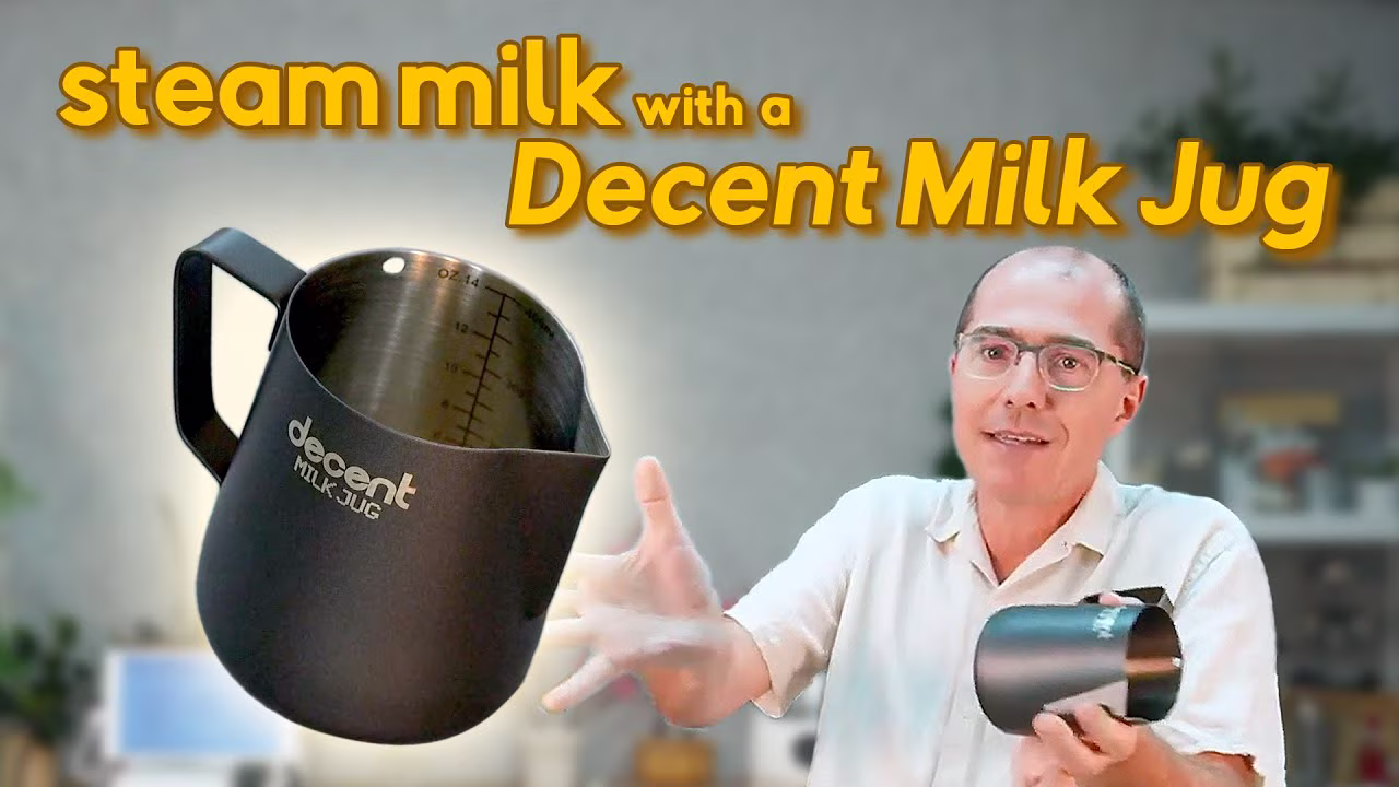 Nouvelle vidéo : le pichet à lait et le thermomètre Decent