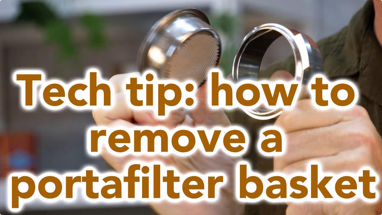 Nouvelle vidéo : comment retirer le panier d'un portafiltre