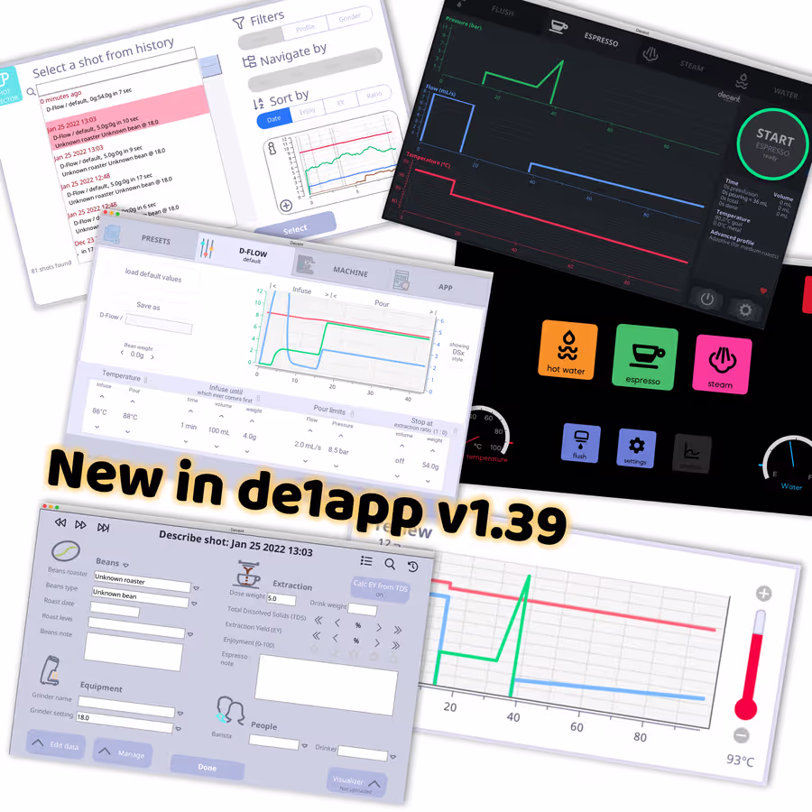 Le " best of " de la v1.39 de1app selon John - annonce de la nouvelle version