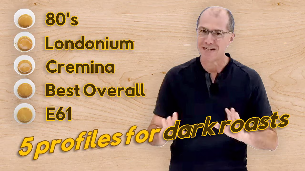 5 profiles for dark roasted beans