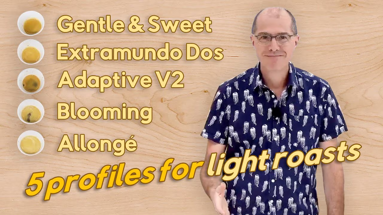 5 perfiles de expreso para granos de café de tueste ligero