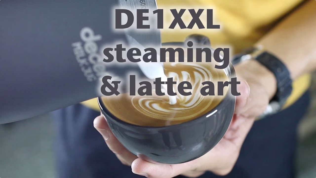 DE1XXL steaming & latte art