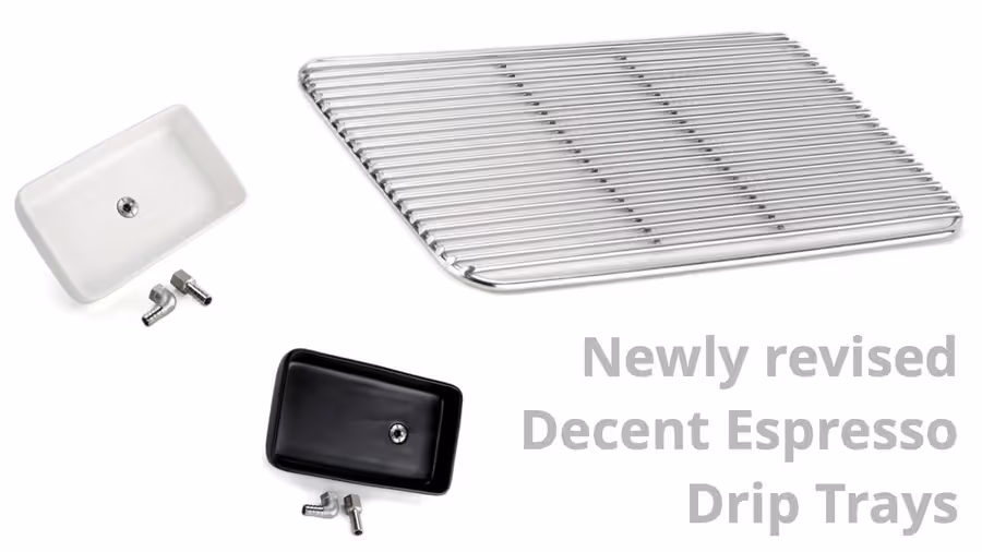 Bandejas de goteo DE1 recientemente revisadas