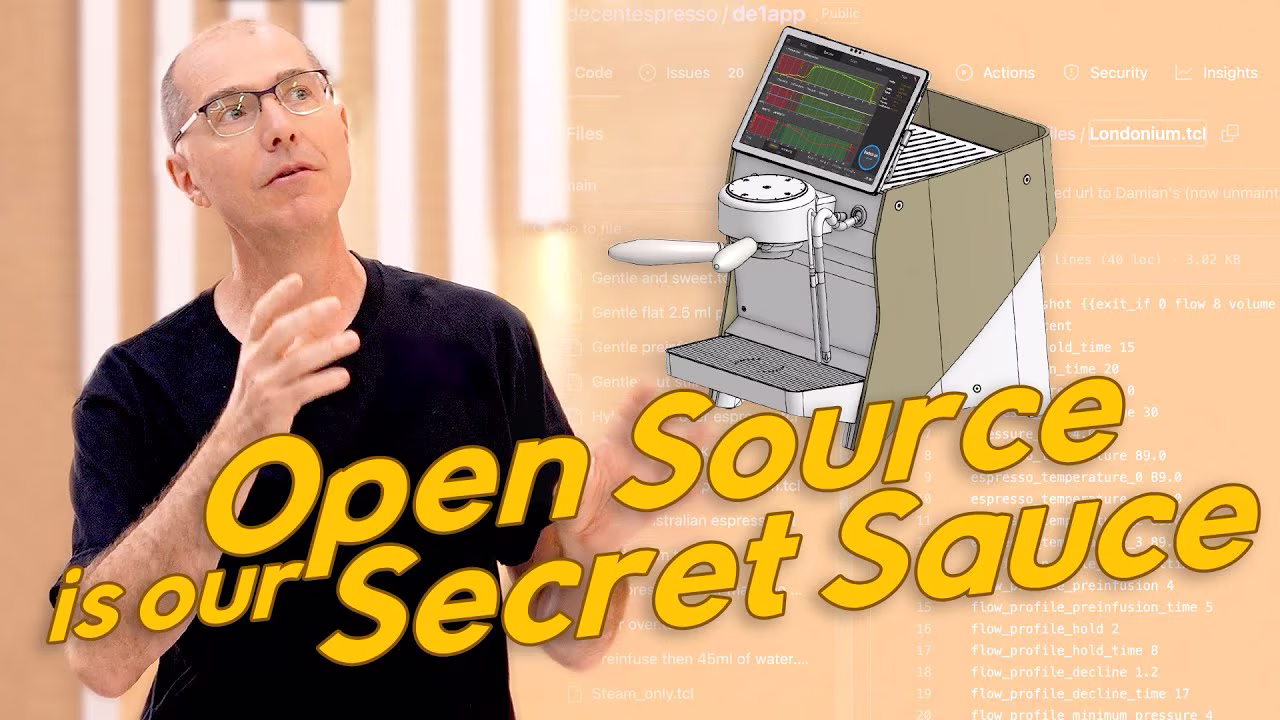 El código abierto es nuestro ingrediente secreto: por qué otras máquinas de espresso se quedan atrás