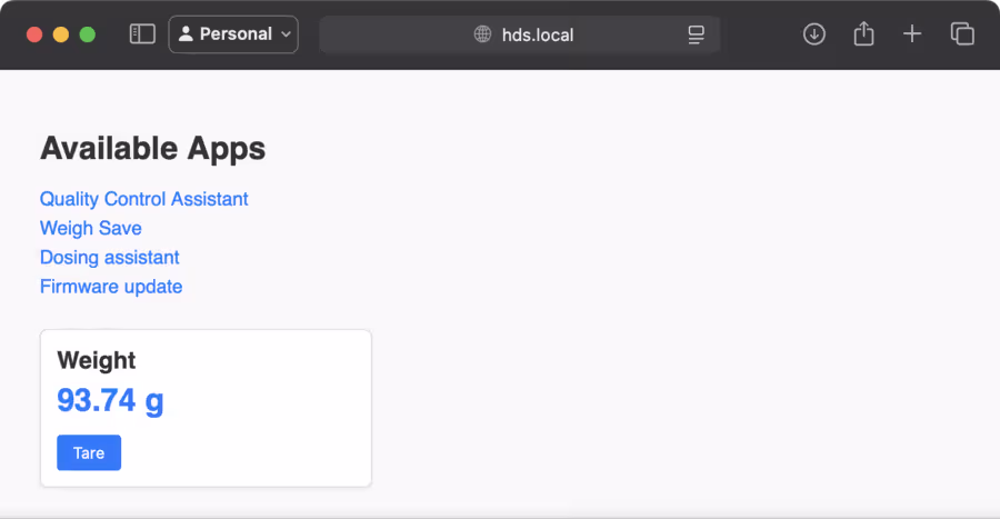 Micrologiciel Half Decent Scale v3.0.0