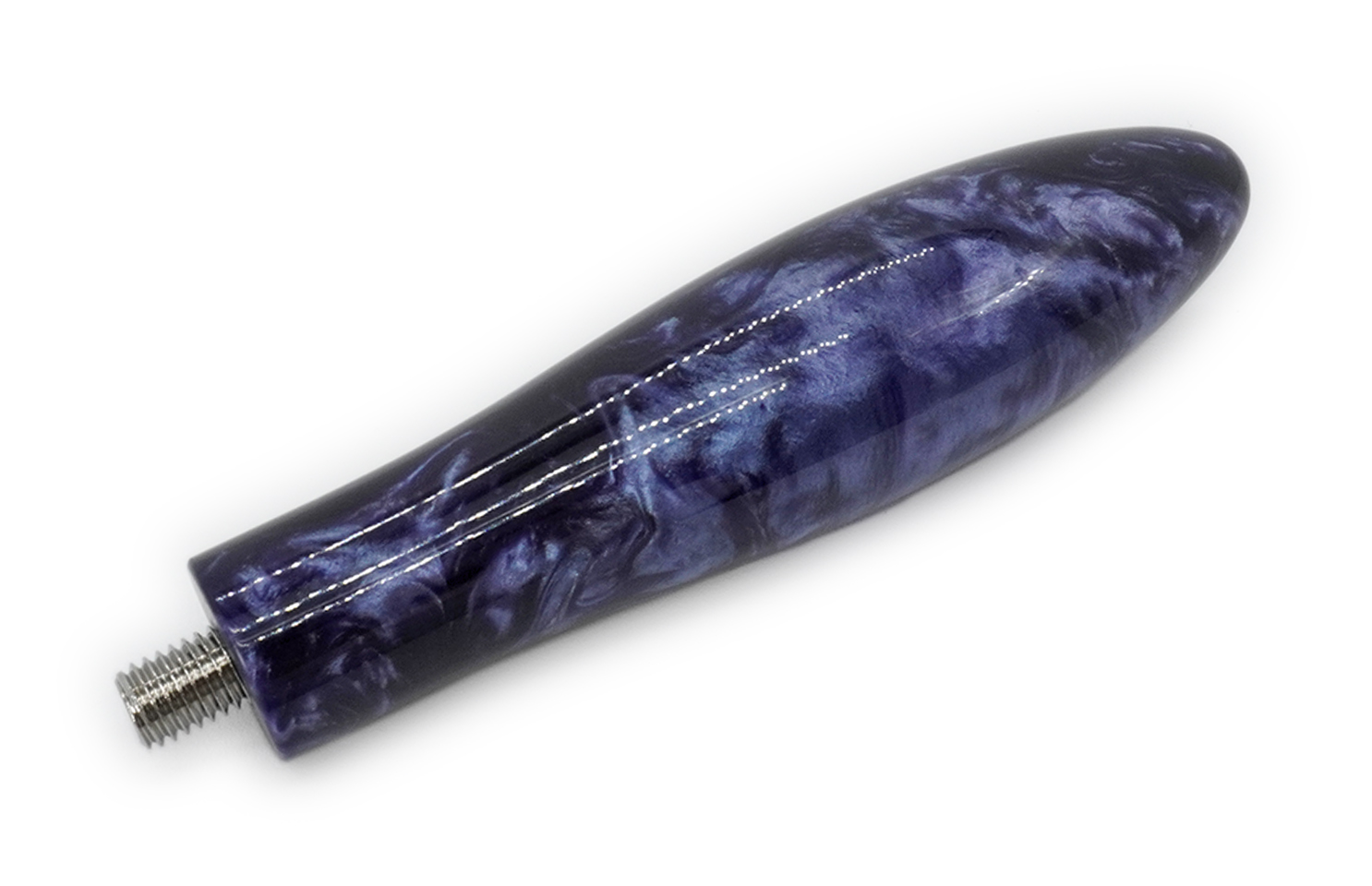 Purple resin portafilter handle