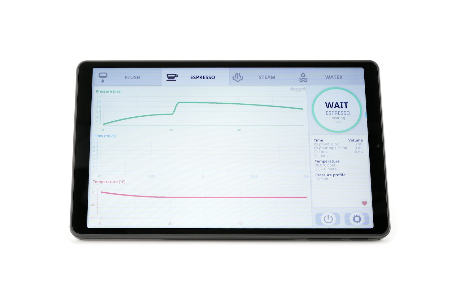 Black Android 14 tablet M50Mini