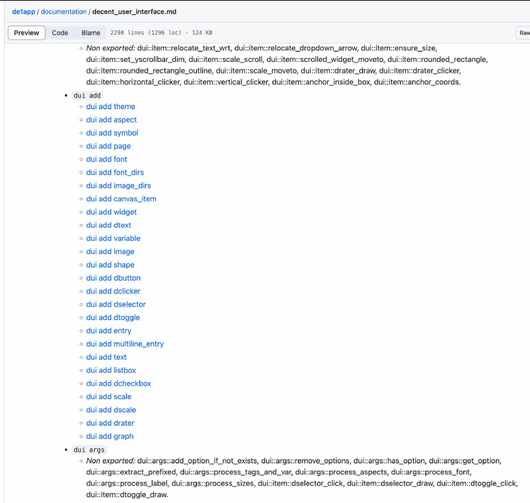 Enrique's DUI widgets library