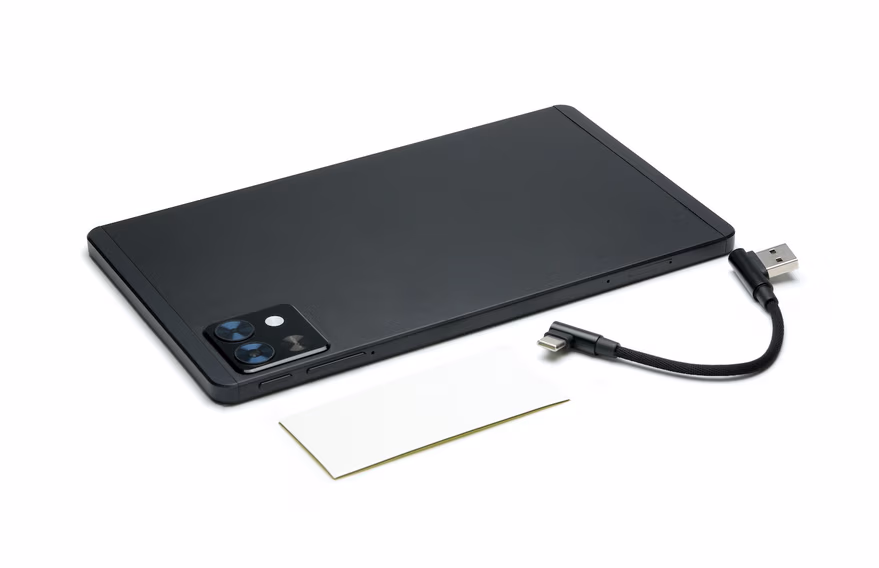 安卓14平板电脑M50Mini（黑色），带Type-C充电线和双面胶