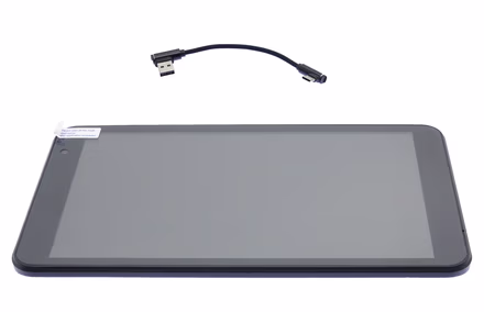SALE 30%: Android 9.1 black tablet P80X with USB-C cable (cosmetic defect)