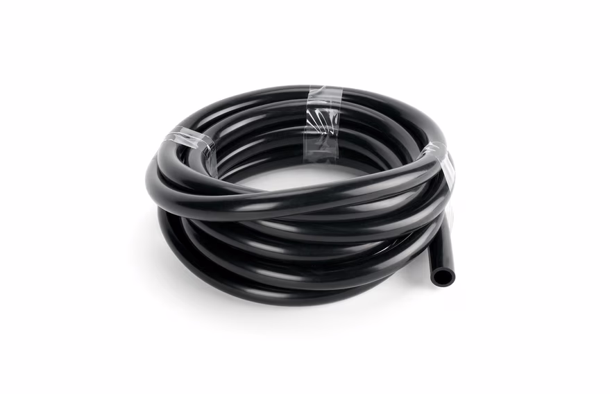 Draining Drip Tray Dia14x10 Black Silicone Tube, 3M