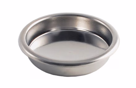 blank portafilter basket for cleaning