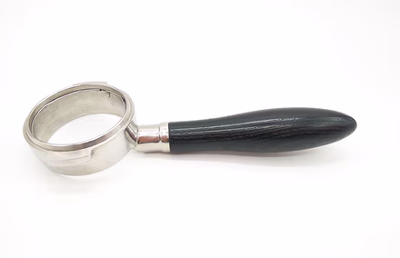 Bottomless portafilter (black)