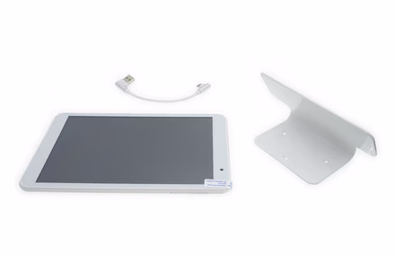 Warranty Replacement Android 9.1 tablet (White) with USB C cable and tablet stand v1.3/v1.4