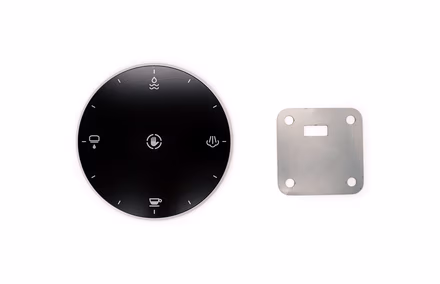 Warranty Replacement GHC Top Plate Kit (including protection plate), Black