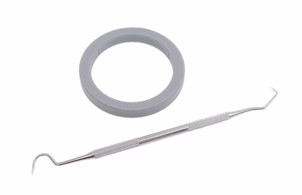 Silicone gasket with removal tool