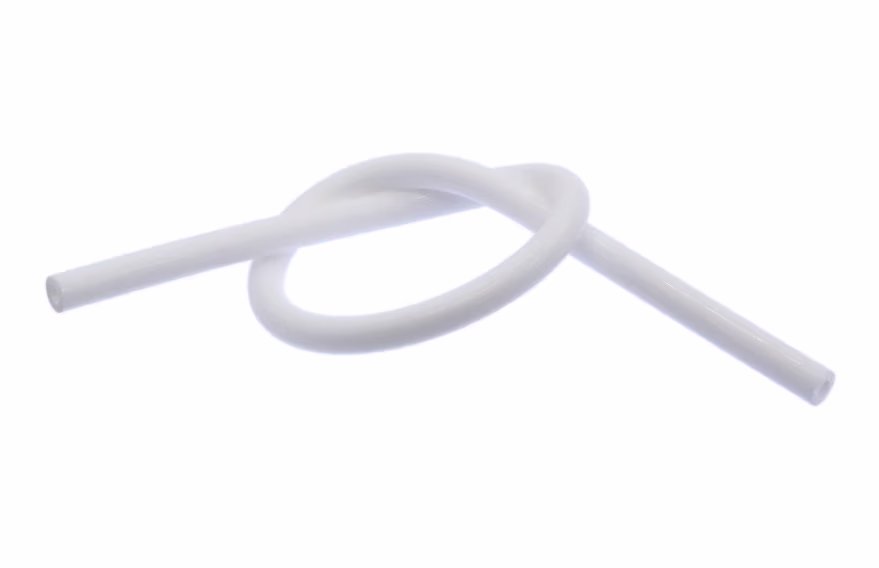 White 10x5mm 2 meter silicone tube from refill kit to DE1