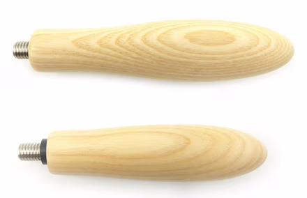 Two replacement natural wood handles